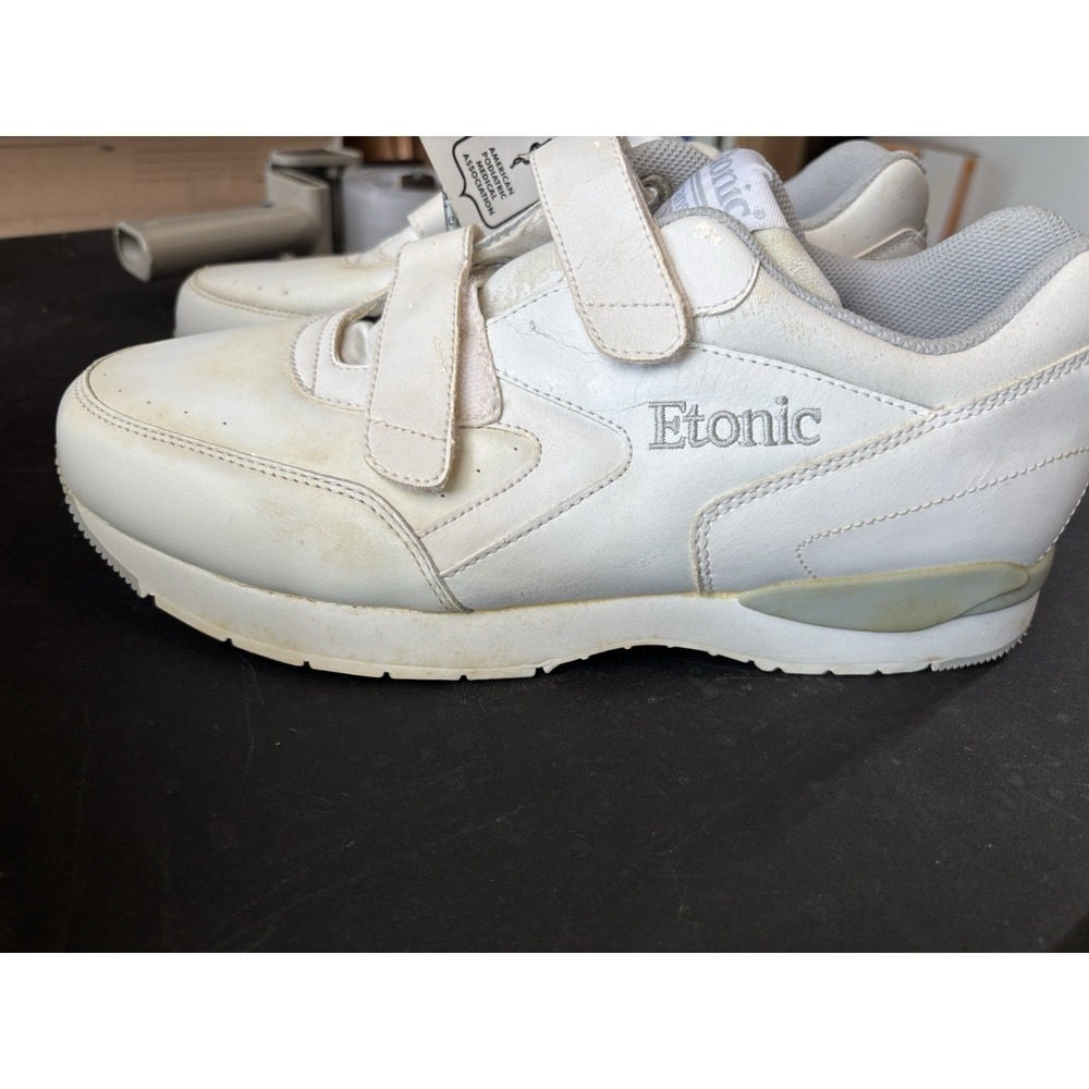 Etonic DRX Shoes Womens 10 Walking Sneakers EW913-3 White Leather Hook & Loop